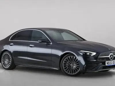 Used Mercedes C200 AMG line 204 HP (150 kW) 2022 Grey Sedan