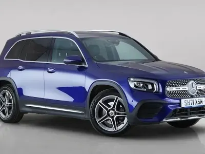 Used Mercedes GLB200 AMG Line Premium 163 HP (119 kW) 2022 Blue SUV