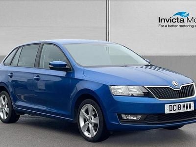 Blue Used 2018 Skoda Rapid SE Hatchback | £7,495 (Fair price)