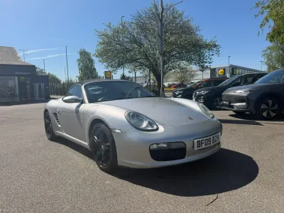 Begagnad Porsche Boxster 245 HK (180 kW) 2009 Silver Cab