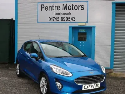 Used Ford Fiesta Zetec 100 HP (73 kW) 2019 Blue Hatchback