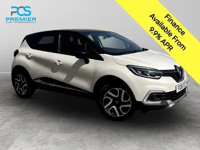 Used Renault Captur Dynamique 90 HP (66 kW) 2018 Ivory with diamond black roof SUV
