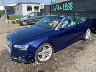 Used Audi A5 Cabriolet 272 HP (200 kW) 2014 Blue Cabriolet