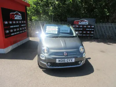 Used Fiat 500 Lounge 69 HP (50 kW) 2016 Grey Hatchback