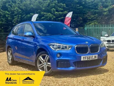 Used BMW X1 M Sport 150 HP (110 kW) 2018 Blue SUV