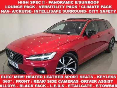 Used Volvo V60 R-Design 197 HP (144 kW) 2021 Red Estate