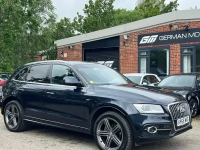 Used Audi Q5 S-line plus 190 HP (139 kW) 2015 Blue SUV