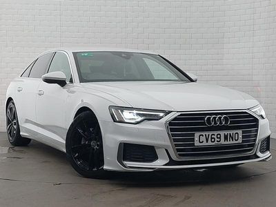 White Used 2019 Audi A6 S-Line Sedan | £19,498 (Fair price)