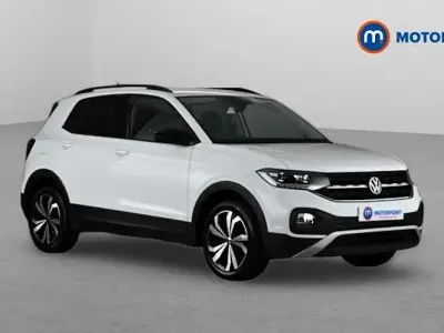 Used VW T-Cross Black Edition 110 HP (80 kW) 2023 White SUV