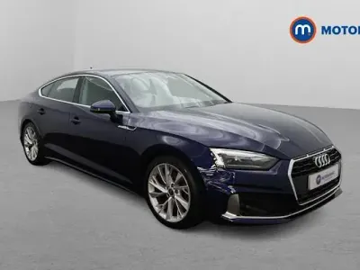 Used Audi A5 Sportback Sport 150 HP (110 kW) 2024 Blue Hatchback