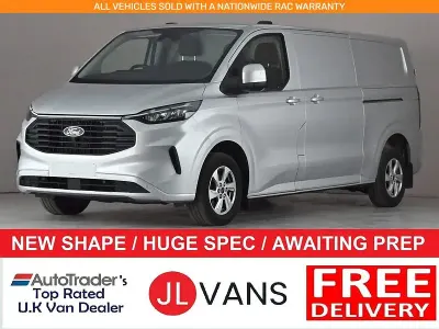 Used Ford Transit Custom Limited 136 HP (100 kW) 2023 Silver Van