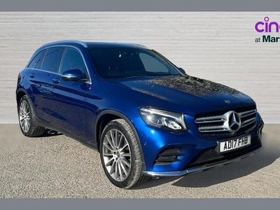 Begagnad Mercedes GLC220 AMG line 168 HK (123 kW) 2017 Blå SUV
