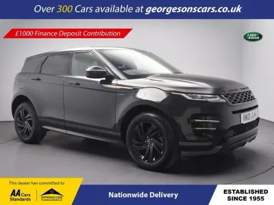 Begagnad Land Rover Range Rover evoque R-Dynamic 204 HK (150 kW) 2021 Svart SUV