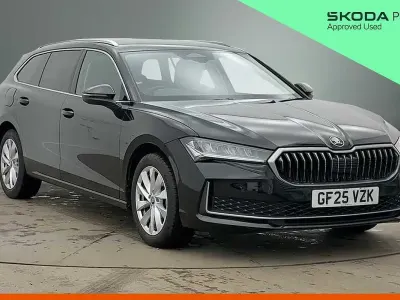 Used Skoda Superb SE Technology 110 HP (80 kW) 2025 Midnight black metallic Estate