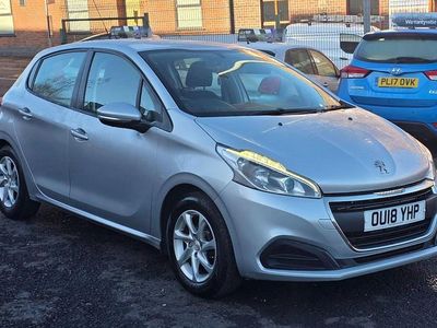 Silver Used 2018 Peugeot 208 Active Hatchback | £5,295 (Fair price)