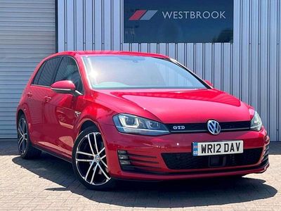 Used VW Golf VII GTD 150 HP (110 kW) 2014 Red Hatchback