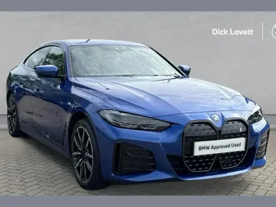 Used BMW i4 M Sport 250 kW (340 HP) 2022 Blue Sedan