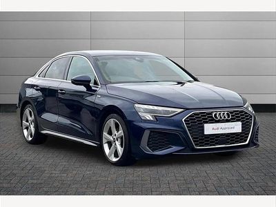 Used Audi A3 S-Line 150 HP (110 kW) 2022 Blue Sedan