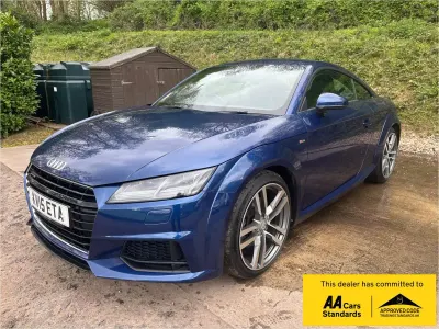 Used Audi TT S-Line 230 HP (169 kW) 2015 Blue Coupe