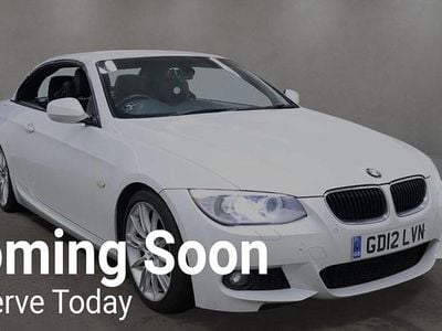 Used BMW 320 Cabriolet M Sport 2012 White Cabriolet