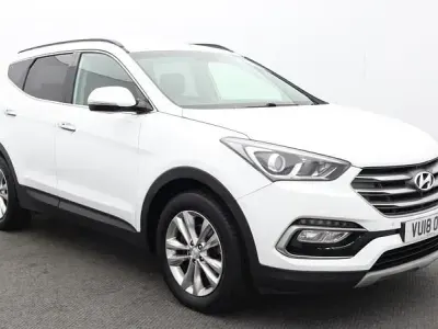 Usado Hyundai Santa Fe Premium 200 CV (147 kW) 2018 Blanco SUV