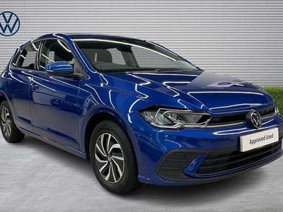 Used VW Polo Life 95 HP (69 kW) 2023 Blue Hatchback
