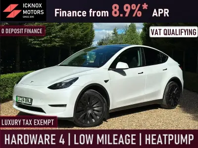 Used Tesla Model Y Long Range AWD 378 kW (514 HP) 2024 White SUV