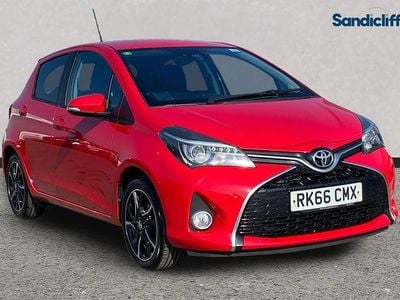 Used Toyota Yaris Design 2016 Red Hatchback