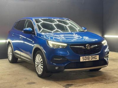 Used Vauxhall Grandland X 130 HP (95 kW) 2018 Blue SUV