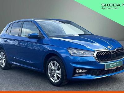 Used Skoda Fabia SE L 116 HP (85 kW) 2025 Race blue metallic Hatchback