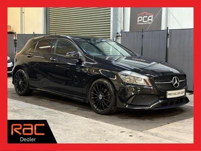 Used Mercedes A160 AMG line 102 HP (75 kW) 2018 Black Hatchback