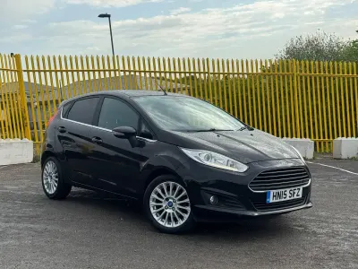 Used Ford Fiesta Titanium 2015 Black Hatchback