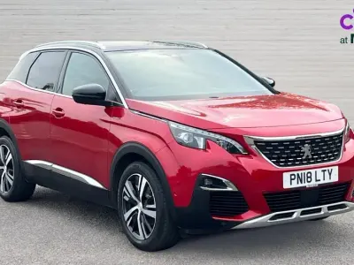 Used Peugeot 3008 GT-line 131 HP (96 kW) 2018 Red SUV