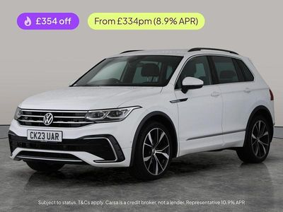 White Used 2023 VW Tiguan R-line SUV | £21,947 (Good price)