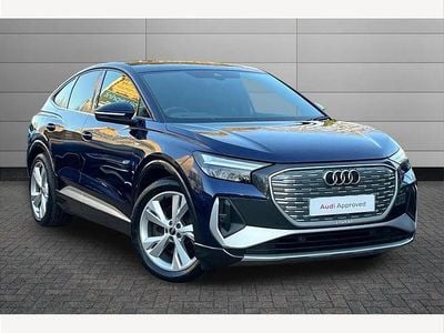 Used Audi Q4 Sportback e-tron S-Line 150 kW (204 HP) 2023 Blue SUV