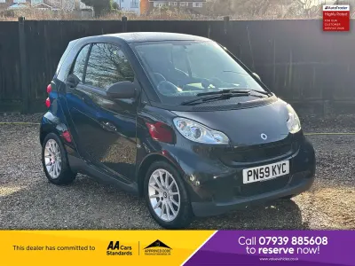 Used Smart ForTwo Coupé Passion 45 HP (33 kW) 2009 Black Coupe