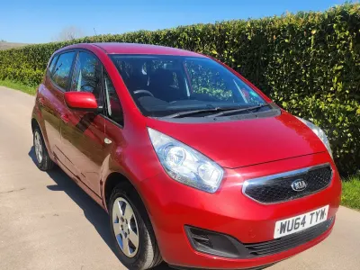 Used Kia Venga Air 90 HP (66 kW) 2014 Red Hatchback