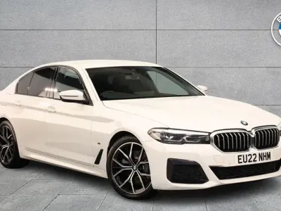 Used BMW 520 M Sport 187 HP (137 kW) 2022 White Sedan