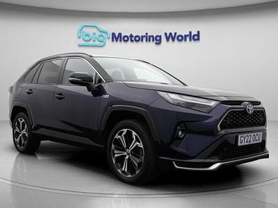 Blue/black Used 2022 Toyota RAV4 Hybrid SUV | £28,000 (Good price)
