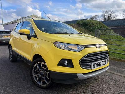 Used Ford Ecosport Titanium 95 HP (69 kW) 2016 Yellow SUV