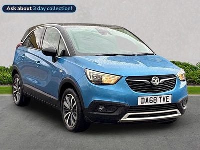 Used Vauxhall Crossland X Elite 110 HP (80 kW) 2018 Blue SUV