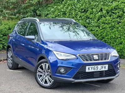 Begagnad Seat Arona XCELLENCE 115 HK (84 kW) 2019 Blå SUV