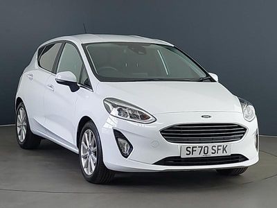 Used Ford Fiesta Titanium 125 HP (91 kW) 2020 White Hatchback