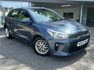 Used Kia Rio 2017 Blue Hatchback