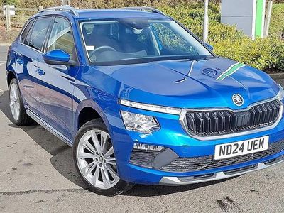 Used Skoda Kamiq SE L 115 HP (84 kW) 2024 Race blue metallic SUV