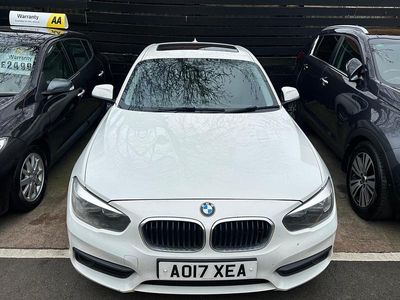Used BMW 120 Sport Line 2017 White Hatchback
