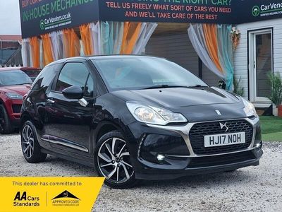 Used DS Automobiles DS3 Connected Chic 2017 Black Hatchback