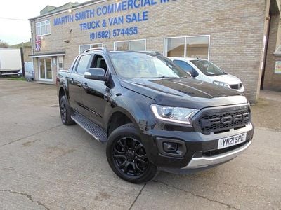 Black Used 2021 Ford Ranger Wildtrack Pickup | £13,995 (Fair price)