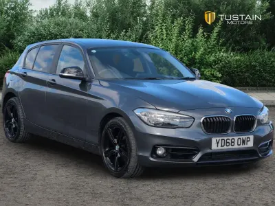 Used BMW 118 Sport Line 136 HP (100 kW) 2018 Grey Hatchback