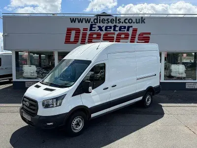 Used Ford Transit 130 HP (95 kW) 2022 Frozen white (solid colour) Van